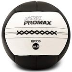 Champion Sports RPX30 30 lb Rhino Promax Medicine Ball, Black/White