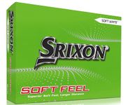 Srixon Soft Feel 13 - Dozen Golf Balls - Distance and Low Compression Golf Balls - Golf Gifts and Golf Accessories, White
