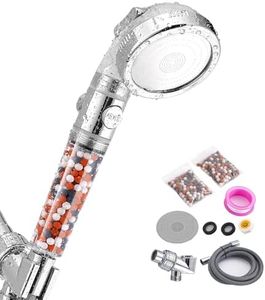 Kindred Home RV Handheld Showerhead High Pressure - Water-Saving, with Filter and On Off Button, Hose Included