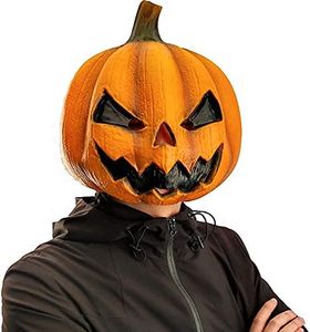 PartyHop Masque de Citrouille Latex Pleine Tête Masques Réalistes Pour Halloween Décoration Carnaval Costume Party