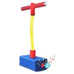 AM ANNA Foam Pogo Jumper for Kids Fun and Safe Pogo Stick for Toddlers, Durable Foam and Bungee Jumper for Ages 3 and up, Makes Squeaky Sounds Supports up to 250lbs