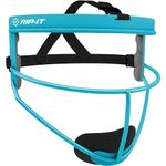 RIP-IT Original Defense Softball Face Mask | Lightweight Protective Softball Fielder's Mask | Adult | Aqua