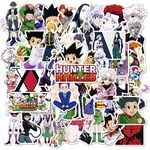 Hunter X Hunter Stickers Pack 50 Pcs Cartoon Decals of Anime Bumper Stickers Decals for Cars Motorcycle Portable Luggages Ipad Laptops Waterproof Sunlight-Proof