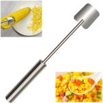 Corn Peele for Corn on The Cob Remover, 2024 NEW Long Handle Stainless SteelCorn Cob Stripper Tool for Home Kitchens Indoor Dining Enthusiasts Kitchen Gadget ﻿