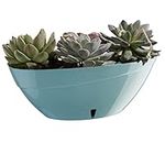 DECOPOTS Oval Self-Watering Pot for