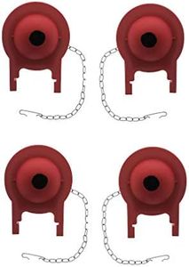 4 PACK Toto Toilet Flapper Replacement, 3" Flapper For G-Max, THU499S, THU331S, THU175S & 2021BP Models By Essential Values