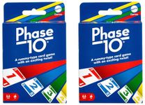 Mattel Phase 10 Card Game for Kid (Multicolour)|Pack of 2