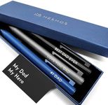 MESMOS 3Pk Luxury Fancy Pen Set, Birthday Gifts for Dad, Gifts for Fathers Day from Daughter Son Wife, Presents for Dad Birthday Gift, Cool Black Pens, Best Dad Ever Gifts, Metal Ballpoint Pens