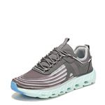Vionic Phantom Fortune Women's Trainers Lace Up Supportive Walking Shoes for Heel Pain, Plantar Fasciitis with Orthotic Insole Arch Support Medium Fit Vapour Charcoal UK 5