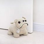 Marwood Cute Door Stopper Decorative Door Stops for Home and Office, Bulldog Weighted Interior Doorstop Fabric Stuffed Animal Door Stopper Floor Decorative