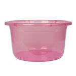 Kuber Industries Durable Deep Bath Tub|Versatile Short Livestock Feeding Pan| Plastic Utility Gaint Basin for Baby Bathing,Washing Clothes,26 Litre (Pink)