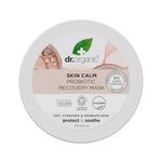 Dr Organic Skin Calm Probiotic Recovery Mask, For Redness, Dry, Sensitive & Irritable Skin, Restore Moisture, Dermatologically Tested, Vegan, Cruelty Free, Paraben & SLS Free, Certified Organic, 100ml