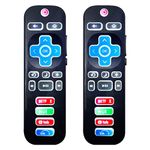 (Pack of 2) Replaced Remote Control for Roku TV Universal Replacement Compatible with TCL/Hisense/Element/Insignia/JVC/Onn/Philips/RCA/Sharp/Westinghouse Series Smart TVs