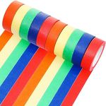 Cholemy Lab Labeling Tape Variety Pack 500 Inch Long x 3/4 Inch Width Laboratory Labeling Tape 5 Assorted Color Tape for Color Coding and Marking, Removable and Water Resistant(10 Rolls)