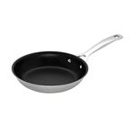 Le Creuset 3-Ply Stainless Steel Non-Stick Omelette Pan, 20 x 4 cm, 96201320001000, Silver