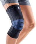 Bauerfeind - GenuTrain - Knee Brace - Targeted Support for Pain Relief and Stabilization of The Knee, Provides Relief of Weak, Swollen, and Injured Knees- Size 2 - Color Black