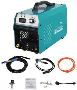 GarveeTech Plasma Cutter, 50Amp Air Cutting Machine with Plasma Torch, Dual Voltage 110/120V, AC IGBT Inverter Metal Cutting Equipment 1/2" Clean Cut 50Amp