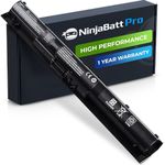 NinjaBatt Pro Battery for HP 800049-001 K104 800050-001 KI04 800010-421 800009-421 15-AB150SA HSTNN-DB6T AB254SA HSTNN-LB6S AB271SA 800049-005 [4 Cells/2600mAh/38Wh]