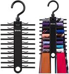 Tenby Living 2-Pack Black Tie Rack,