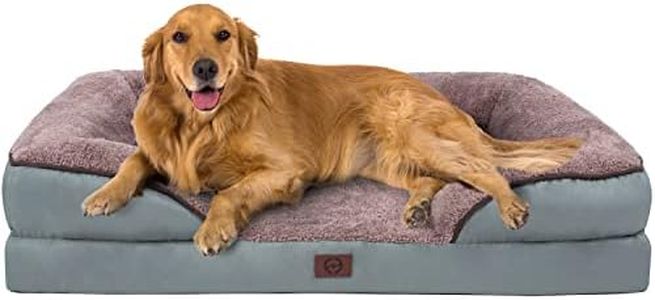 Orthopedic Dog Bed Memory Foam Pet Bed with Waterproof Lining and Nonskid Bottom Couch