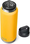 YETI Rambler 46 oz Bottle, Vacuum Insulated, Stainless Steel with Chug Cap, Alpine Yellow