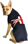 Chilly Dog Union Jack Dog Sweater, 