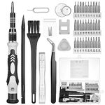 Vastar 42 in 1 Precision Screwdriver Set, Electronics Repair Tool Kit with 32 Magnetic Bits, Mini Repair/Cleaning Kit for Computer, Phone, Camera, Switch, Laptop, PS5, Controller, Watch, Glasses