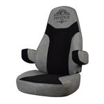 ALFA-WAYS Seat Cover fits International LT, RH, Prostar - Truck Seat Cover & armrest Covers Prestige-Line - Gray