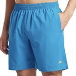 Boldfit Swimming Shorts for Men Stretchable Fit Swim Trunk for Men Swimming Jammers for Man Adjustable Swim Short for Mens Breathable Quick Drying Shorts for Swimming Swimwear for Mens- Blue L
