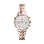 Fossil Women Stainless Steel Neutra Analog Mother of Pearl Dial Watch-Es5279, Band Color-Multicolor