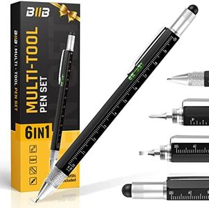 BIIB Valentines Day Gifts for Him, 6 in 1 Multitool Pen Tools Gadgets for Men Valentines Day Gifts for Husband, Birthday Gifts for Men Who Have Everything, Women, Husband, Grandpa, DIY Handyman