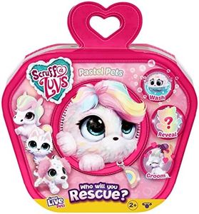 Little Live Pets Scruff-a-Luvs Mystery Animal Reveal. Wash, Groom and Rescue A Cute Pastel Rainbow Colored Plush Pet., Multicolor (30152)