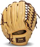 Franklin Sports Baseball Fielding Glove - Men's Adult and Youth Baseball Glove - CTZ5000 Cowhide Infield and Outfield Baseball Gloves, Camel/Brown, 12.75"