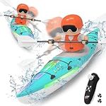 LYtech RC Boat Remote Control Boat RC Kayak Boat for Kids 2.4GHz High Speed RC Racing Boat for Pools and Lakes Kids Rechargeable Electric Waterproof Ship Toy RC Boat Gift for 3+ Year Old Boys Girls