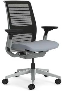 Steelcase Think Ergonomic Office Chair With LiveBack Lumbar Support, 4D Armrests, Sustainable Design Pepper