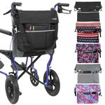 Vive Wheelchair Bag - Wheel Chair Mobility Scooter Storage Tote Accessory for Carrying Loose Items and Accessories - Travel Messenger Backpack for Men, Women, Handicap, Elderly - Accessible Pouch