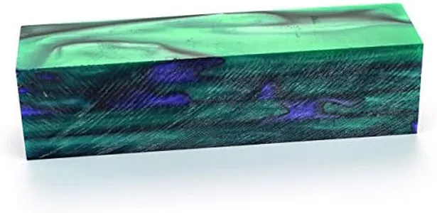 Woodriver Acrylic Turning Stock Green Goblin 1-1/2" X 1-1/2" X 6"