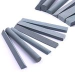 CBRIGHT Knife Sharpening Stone Set,6 pcs 180# Whetstone Set, Coarse Polishing Oilstone Set for Sharpen Chisel Gouge or Most Metal Bladed Cutting Tools, Variety of Shapes(Length3.94Inch)