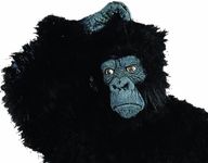 RG Costumes & Accessories, Inc. Scary Black Gorilla Ape Mask Costume Prop Adult Standard