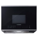 COSMO COS-2413ORM1SS Over the Range Microwave Oven with Vent Fan, 1.34 cu. ft. Capacity, 1000W, 24 inch, Black/Stainless Steel