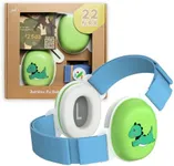 JunVox Fu 25dB Noise Cancelling Baby Earmuffs for 6+ Months CPC/CE/RoHs Certified, Ultra Lightweight & Adjustable - Protect Sleep on Airplanes, Concerts & Outdoor Trips - Must - Have Travel Gear