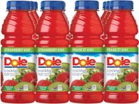 Dole Strawberry Kiwi Juice Cocktail, 450 ml Bottles, 12 Pack