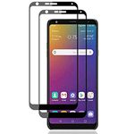 for LG Stylo 5 Full Coverage Screen Protector - [2pack] Ultra Clear Anti-Glare Screen Protector Tempered Glass for LG Stylo 5 Phone