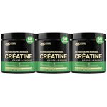 Optimum Nutrition Micronized Creatine Powder | 100% Pure Creatine Monohydrate | For Muscle Building Support, Micronized For Easy Mixing | Unflavoured, 300g (Pack of 3)