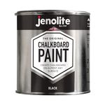 JENOLITE Chalkboard Paint | BLACK | Create & Renew Blackboards on virtually Any surface | 500ml