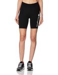 Champion Women’s Authentic Bike Shorts, Women’s Bike Shorts, Women’s Cotton Bike Shorts, 7", Black Script, Large