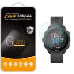 Supershieldz (3 Pack) Designed for Garmin Forerunner 245 and Forerunner 245 Music Tempered Glass Screen Protector, Anti Scratch, Bubble Free