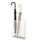 YAMAZAKI home Nest Umbrella Stand, Wide, White, Large