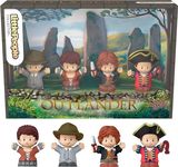 Little People Collector Outlander Special Edition Set with Claire & Jamie Fraser in a Display Gift Box for Adults & Fans, 4 Figures