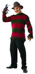 Rubies Costume Men's Nightmare on Elm St Deluxe Freddy Sweater with Mask, Multicolor, Standard